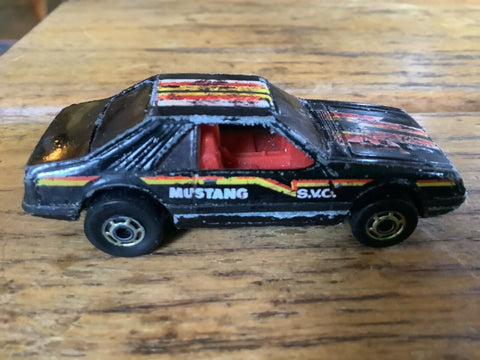 1985 Hot Wheels Ford Mustang SVO Fox Body GT Hot Ones Beautiful Vintage Car