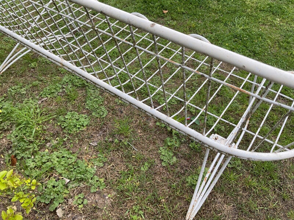Vtg  Homecrest mcm Patio Furniture  bench wrought iron settee chair loveseat