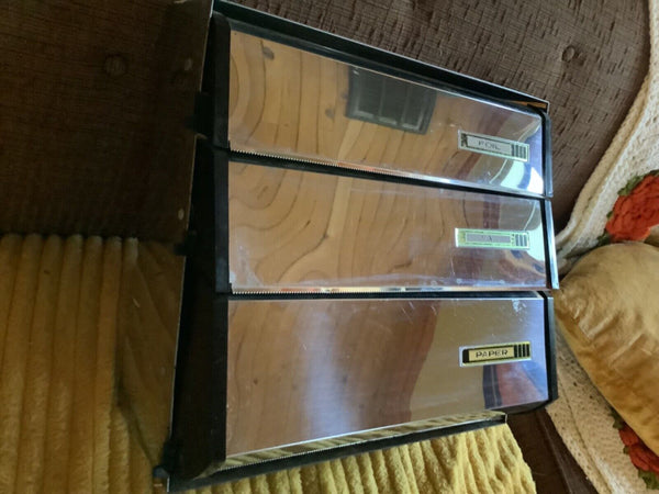 Vintage mid century  1950's Kromex Wall Paper Towel Wax Paper And Foil Holder