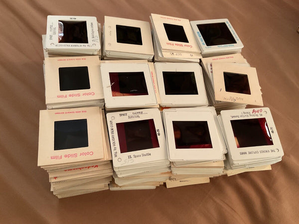 Vintage 600+ Random 35 mm PICTURE PHOTO SLIDES  1970’s 1980's Family vacation