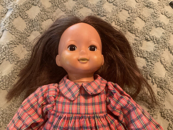 VINTAGE  SEKIGUCHI  JAPAN CLOTH DOLL 1981 14 inch