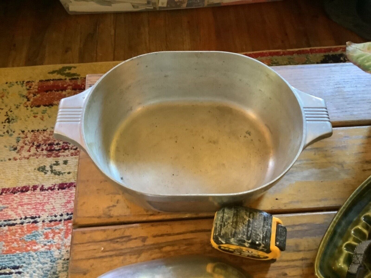 Wagner Ware 4.5 QT Magnalite Roasterette Pot With Box 4263, Sidney Aluminum  Roaster Large Oval Roasting Pan Dutch Oven Vintage Cookware 