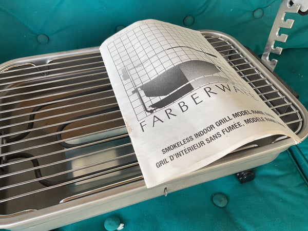 Farberware Indoor Smokeless Electric Broiler Rotisserie Grill Fork R4550 tested