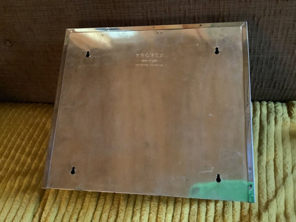 Vintage mid century  1950's Kromex Wall Paper Towel Wax Paper And Foil Holder