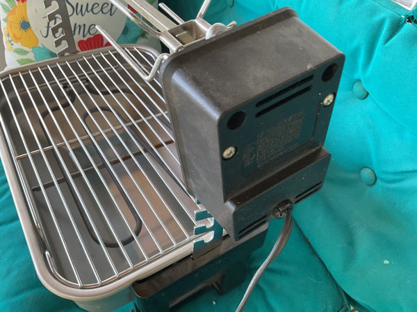 Farberware Indoor Smokeless Electric Broiler Rotisserie Grill Fork R4550 tested