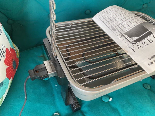 Farberware Indoor Smokeless Electric Broiler Rotisserie Grill Fork R4550 tested