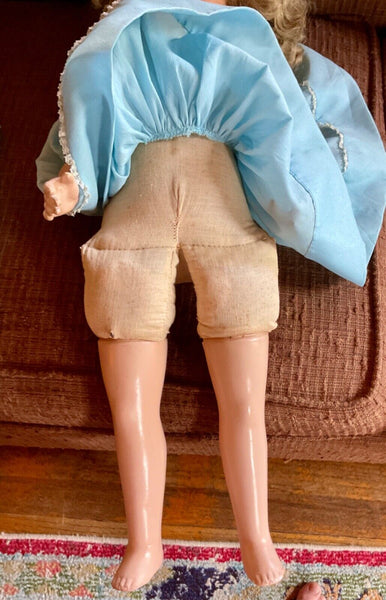 Vintage 25 inch sleepy eyes Shirley Temple Baby Doll Composition Cloth