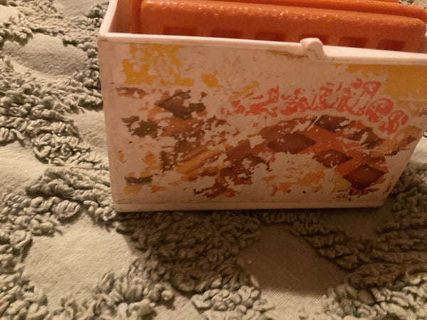 Play Food Fisher Price toy pretend Vintage Waffles with Box
