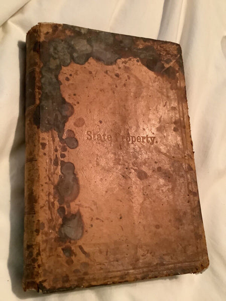 Antique  State of Kansas: Session Laws of 1893  law book State Property