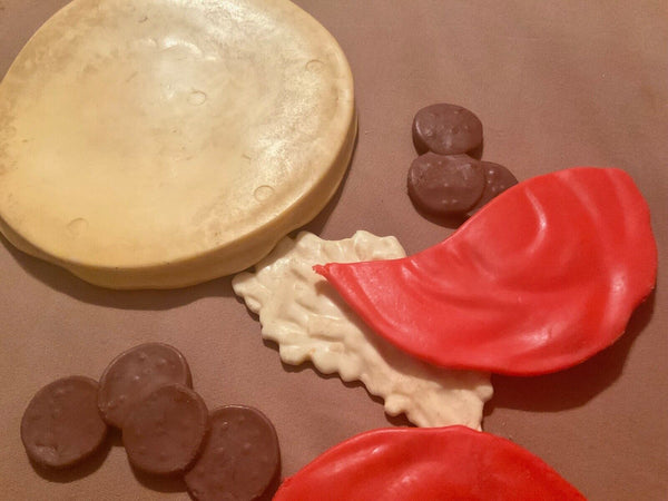 Vintage Fisher Price Play Fun With Food  Pizza 2136 7 pc lot 1980s