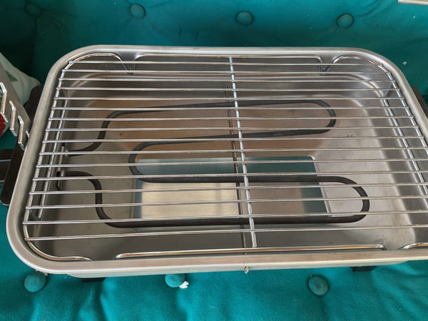 Farberware Indoor Smokeless Electric Broiler Rotisserie Grill Fork R4550 tested