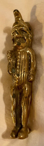 PEERAGE England Brass Punch & Judy Nutcracker Signed Vintage