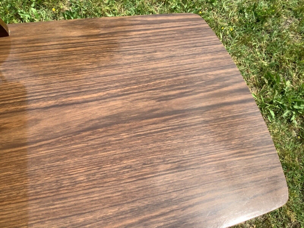 Vtg mcm Mid Century modern Modern Step Side Coffee End Table Formica