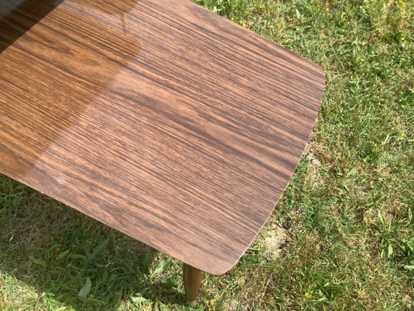 Vtg mcm Mid Century modern Modern Step Side Coffee End Table Formica