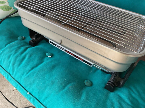 Farberware Indoor Smokeless Electric Broiler Rotisserie Grill Fork R4550 tested