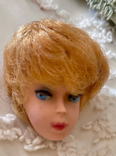 Bubble Cut Barbie Head only Vintage 1960’s ash blonde