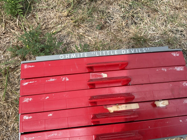 Vtg  Ohmite Little Devils Resistors Cabinet Full Electrical Repair Parts chest