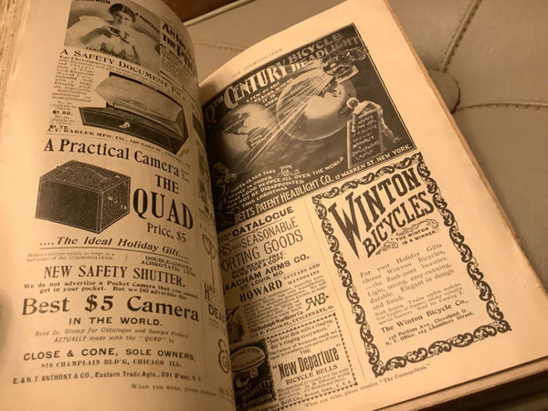 Antique 1896 December Christmas The Cosmopolitan Monthly Magazine No. 2 Vol XXII