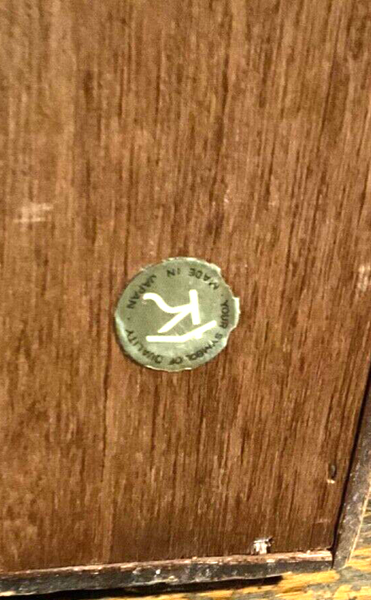 Vintage Wood Mini Whiskey Barrel Bar Cabinet Hanging Countertop Glasses Tumblers