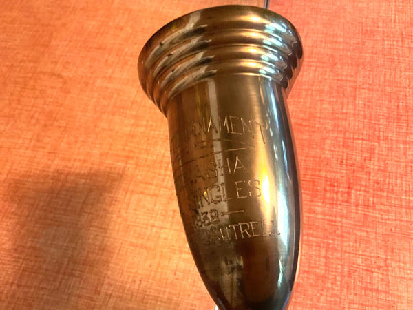 Antique 1930s Beckard Trophy cup jr. singles Chickasha Oklahoma