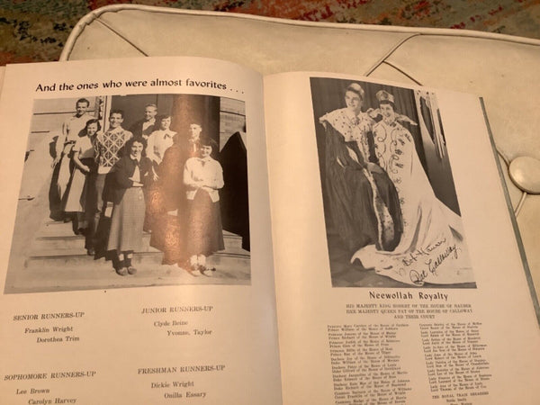 Vtg Denison High School Yellowjackets Texas 1952 HS Yearbook Annual book