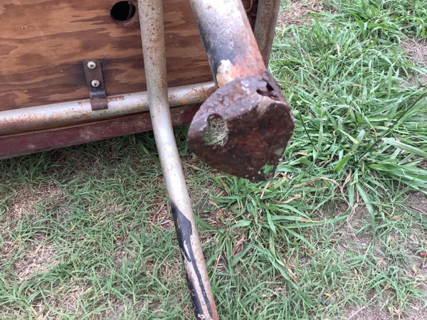 Vintage vinyl bench school bus seats