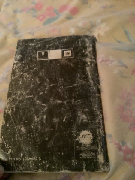 Vtg 1984 Pontiac 2000 Sunbird Owners Manual