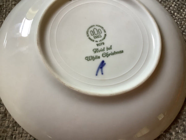 1971 1979 1980 1981 Copenhagen Jule After Christmas Plates Set of 4 Denmark Vtg