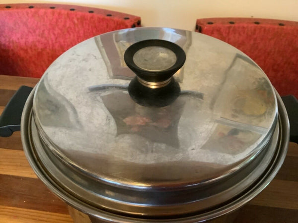 VTG Regal Ware Duncan Hines 3 Ply 18-8 Stainless Steel 6 Qt Stock Pot Dutch Oven