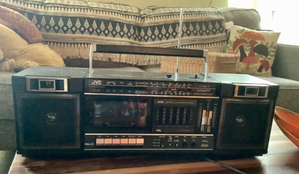 Vtg JVC PC-30 Portable Component System Radio Cassette Player radio Boombox 80’s