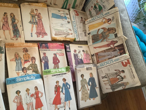 Lot Of 57 VTG 60s 70s Sewing dress Patterns Simplicity MCCall’s Butterick