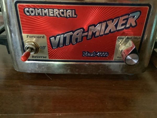 Vintage Vitamix Vita Mixer Maxi 4000 Commercial Blender 850 Watts Model 479044