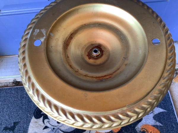 Vintage mid Century glass Standing Ashtray Cigarette smoking Stand Prisms