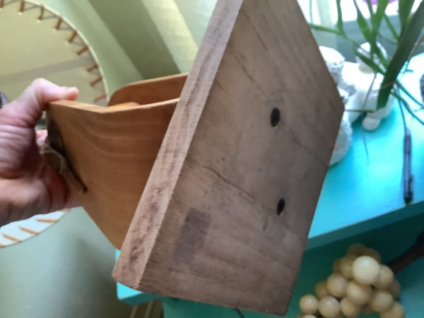 VTG Bent Wooden wood Western Stirrup table desk  Lamp with shade spur