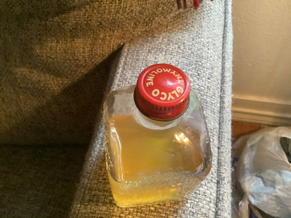 VINTAGE GLYCO THYMOLINE Bottle with cap