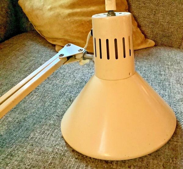 Vtg mid century modern LUXO ? Working Articulated Task drafting table desk lamp