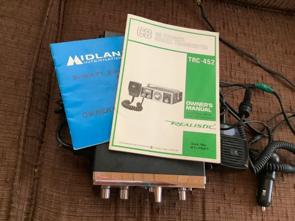 Vtg REALISTIC TRC-452 CB RADIO 40 CHANNELS (WORKS GOOD)