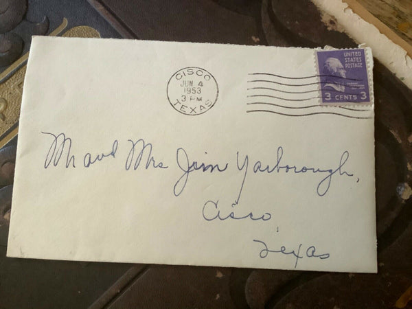 Vtg 1950’s Greeting Cards and letters Scrapbook Texas