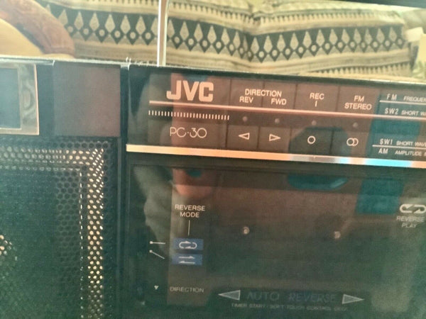 Vtg JVC PC-30 Portable Component System Radio Cassette Player radio Boombox 80’s