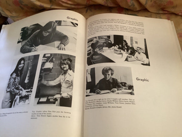 Vtg Grayson County College Saga Denison Texas 1977 Yearbook Annual