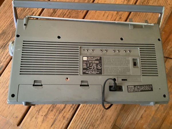 Vtg Toshiba Dynamic Sound RT8155S Boom Box Ghetto Blaster stereo radio tape