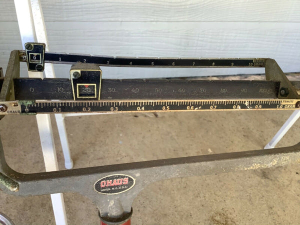 Vintage Beam Balance Scale OHAUS