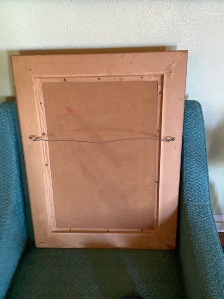 🔥Antique Vintage Mid Century Modern  Nude Erotica Oil Painting frame framed