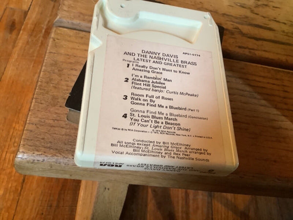 Danny Davis and the Nashville Brass 8 Track Tape latest and greatest rca