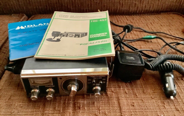 Vtg REALISTIC TRC-452 CB RADIO 40 CHANNELS (WORKS GOOD)