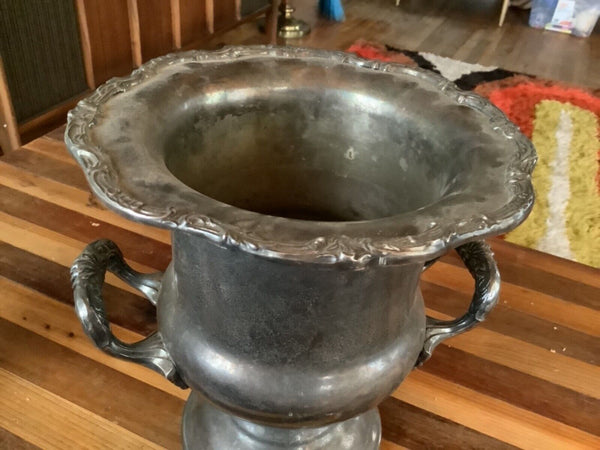 Silver plate Champagne Wine Cooler chiller Ice Bucket VTG