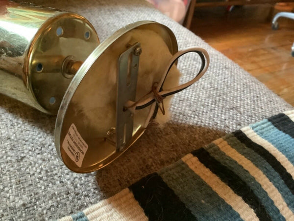 Vtg Mid-Century Modern CONE  BULLET WALL ceiling SCONCE Light Fixture MCM