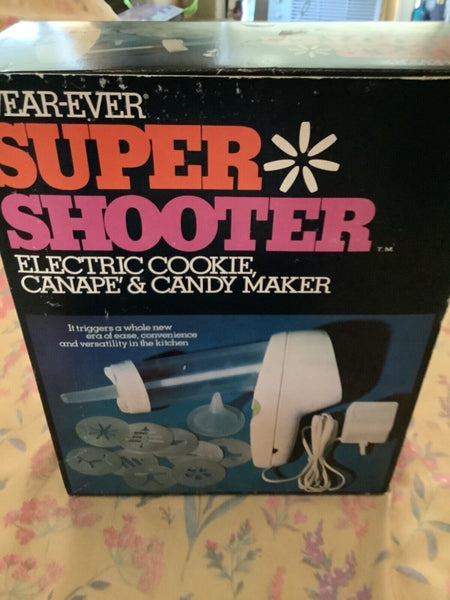 Vtg WEAR-EVER 70001 Super Shooter Electric Cookie Gun Press Tested