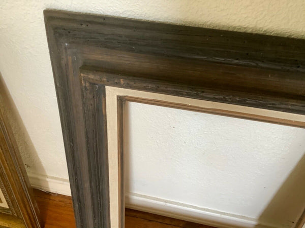 VTG Wood wooden mid century Picture Frame Made In Mexico