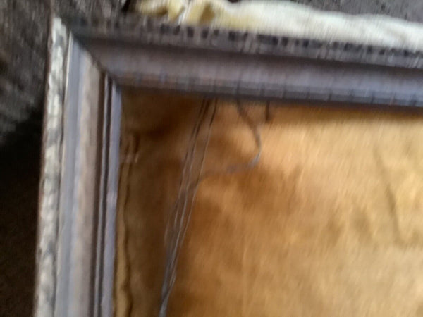 Vintage Art Deco antique  Carved Wooden Wood Picture Frame no glass 1